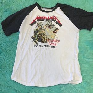 Women’s Metallica ...And Justice For All shirt size Medium